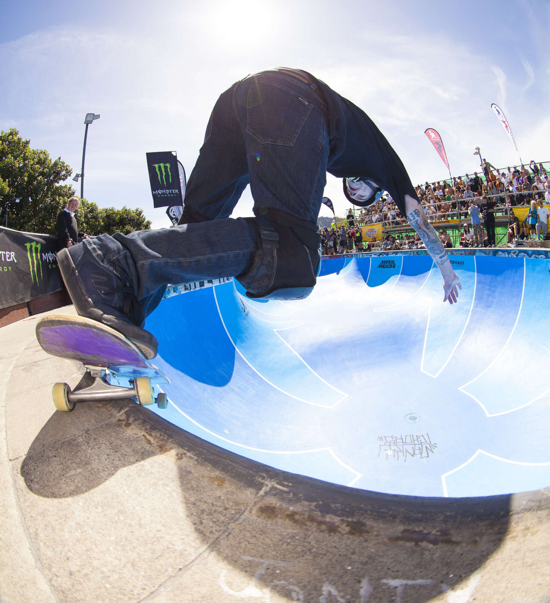 Chris Wood, backside Smith grind.
