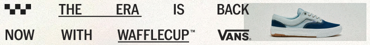 Vans Waffle Cup leaderboard sponsored creative