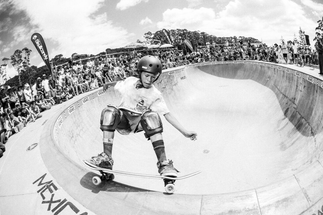Remus Henare, high speed grind. Photo by David Read