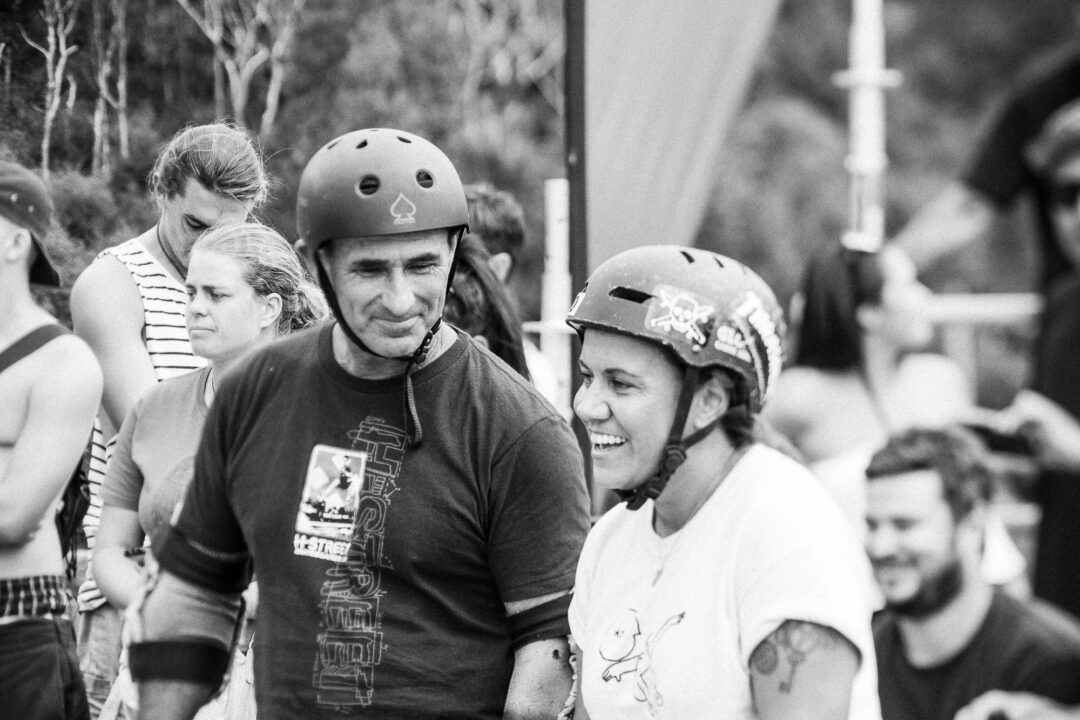Dave Crabb and Georgina Matthews. Photo by David Read