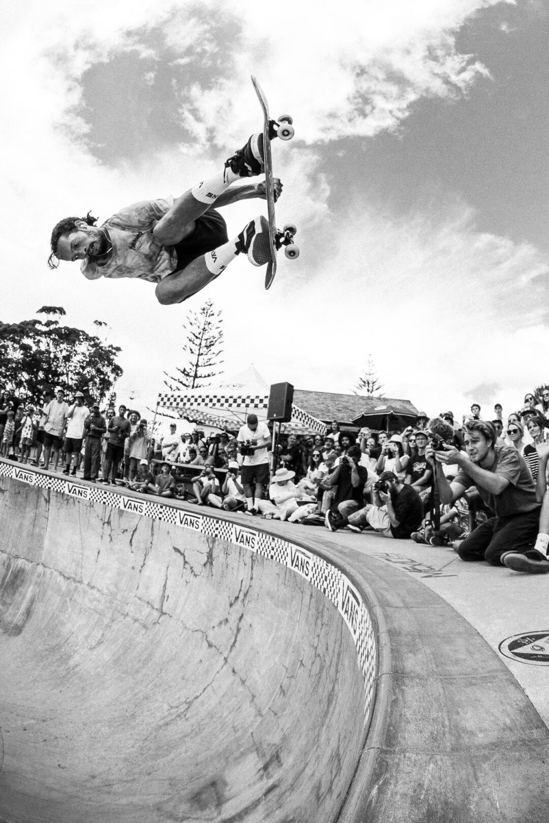 Bowman Hansen, nollie bigspin melon. Photo by David Read