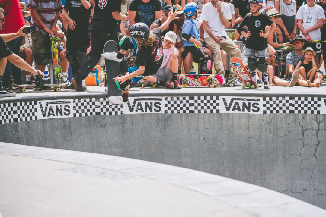 Niwa Shewry, blunt to fakie. Photo by Connor Hill