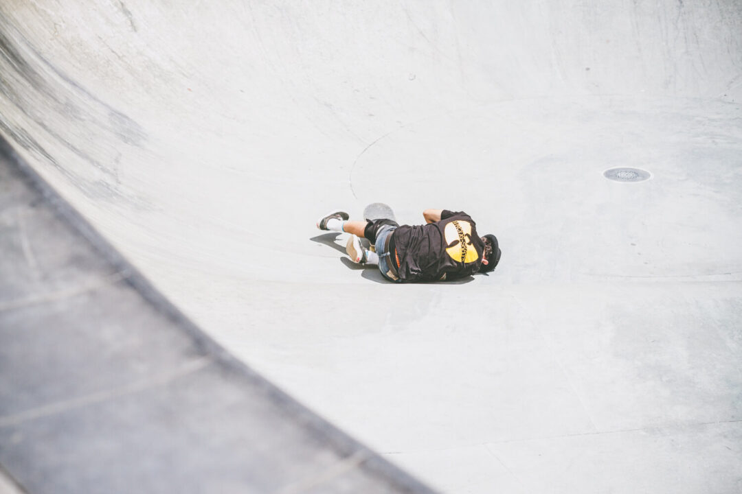 Lane goes down. Photo by Connor Hill