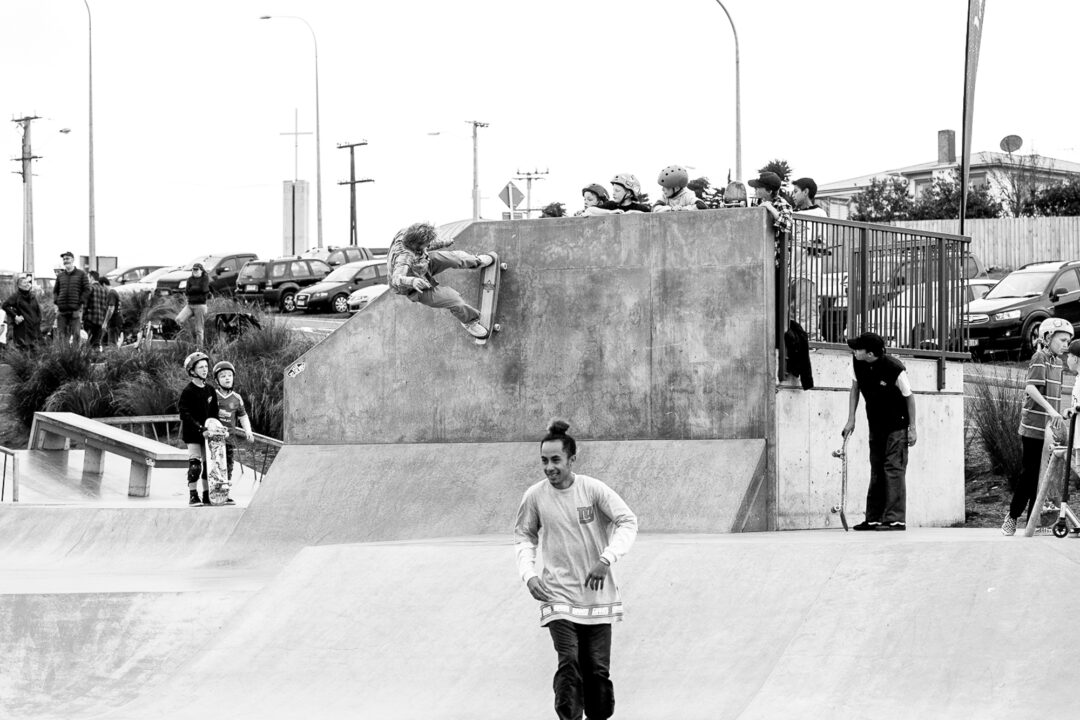 Mike Bancroft, wallride to fakie.