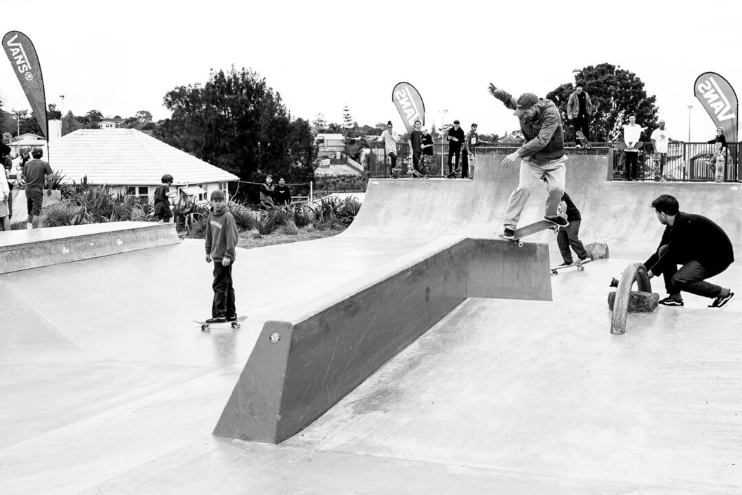 Ed, backside 180 nosegrind.