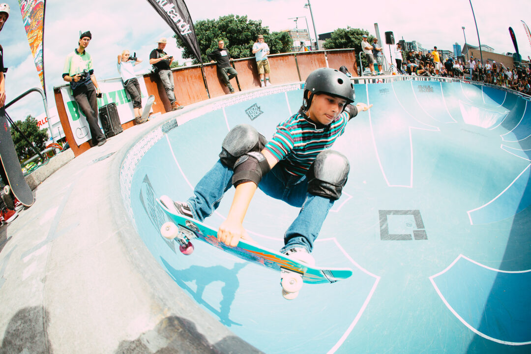 Billie Morrison, frontside air.