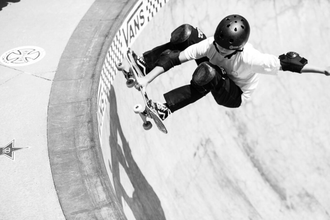 Billie Morrison, frontside air. Photo by David Read.