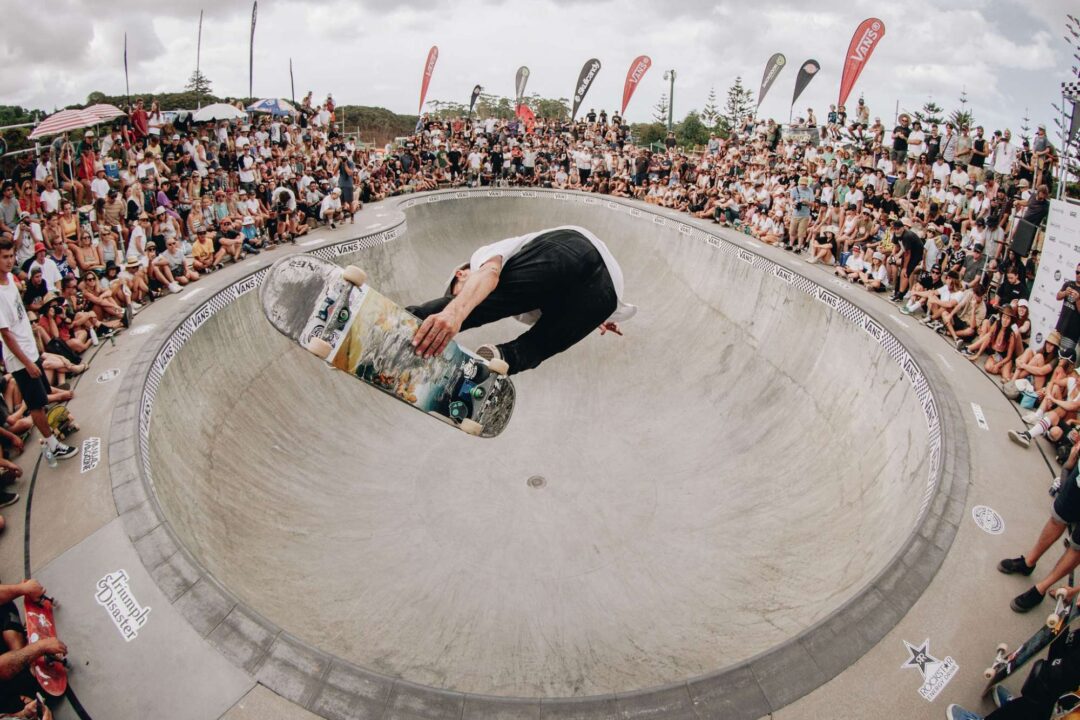 Bowman Hansen, nollie bigspin melon. Photo by Ben Loader.