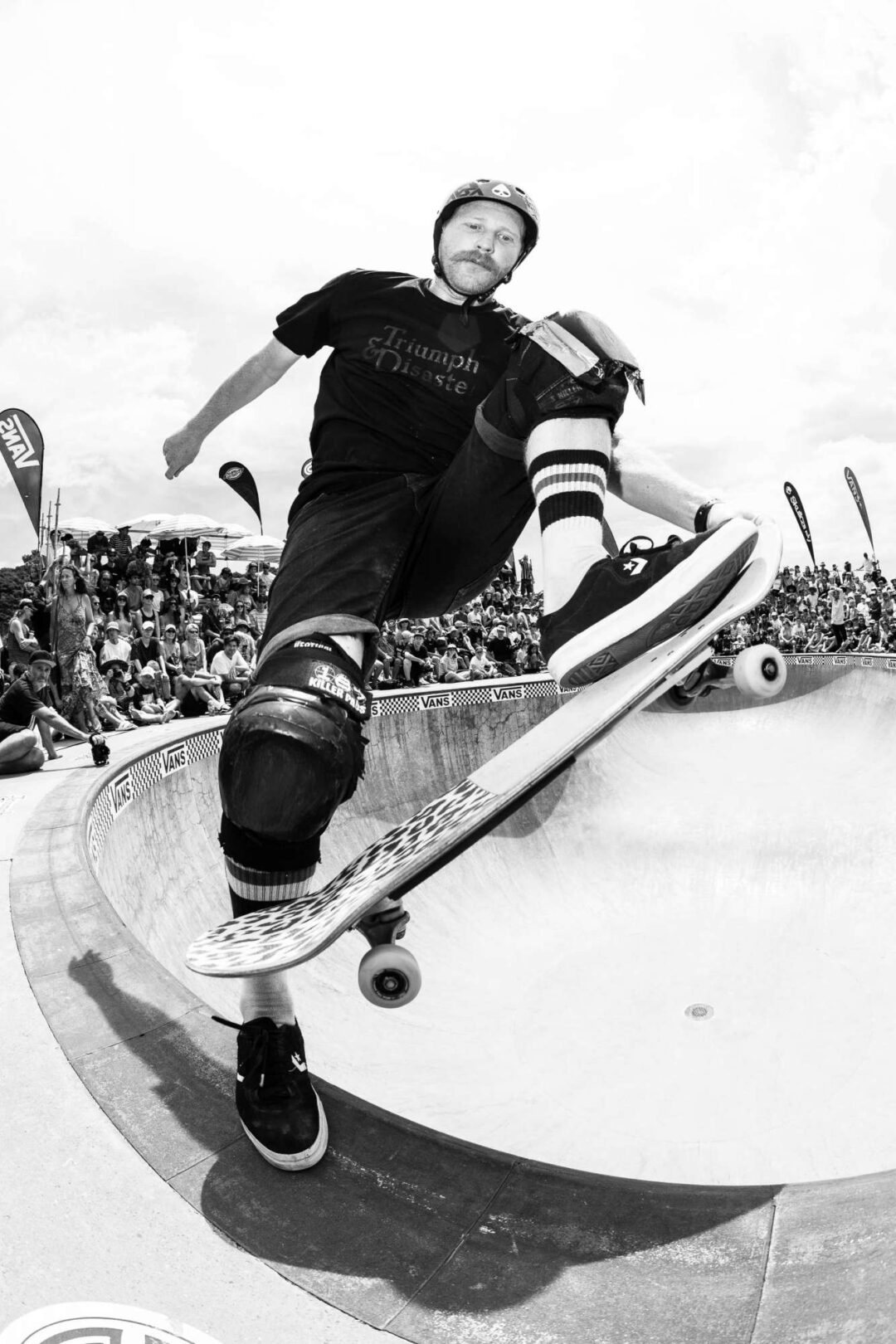 Chris Curran, sweeper. Photo by David Read.