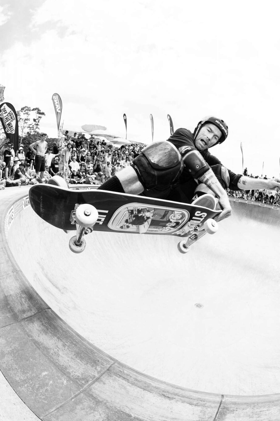 Chris Wood, crail to tail air. Photo by David Read.