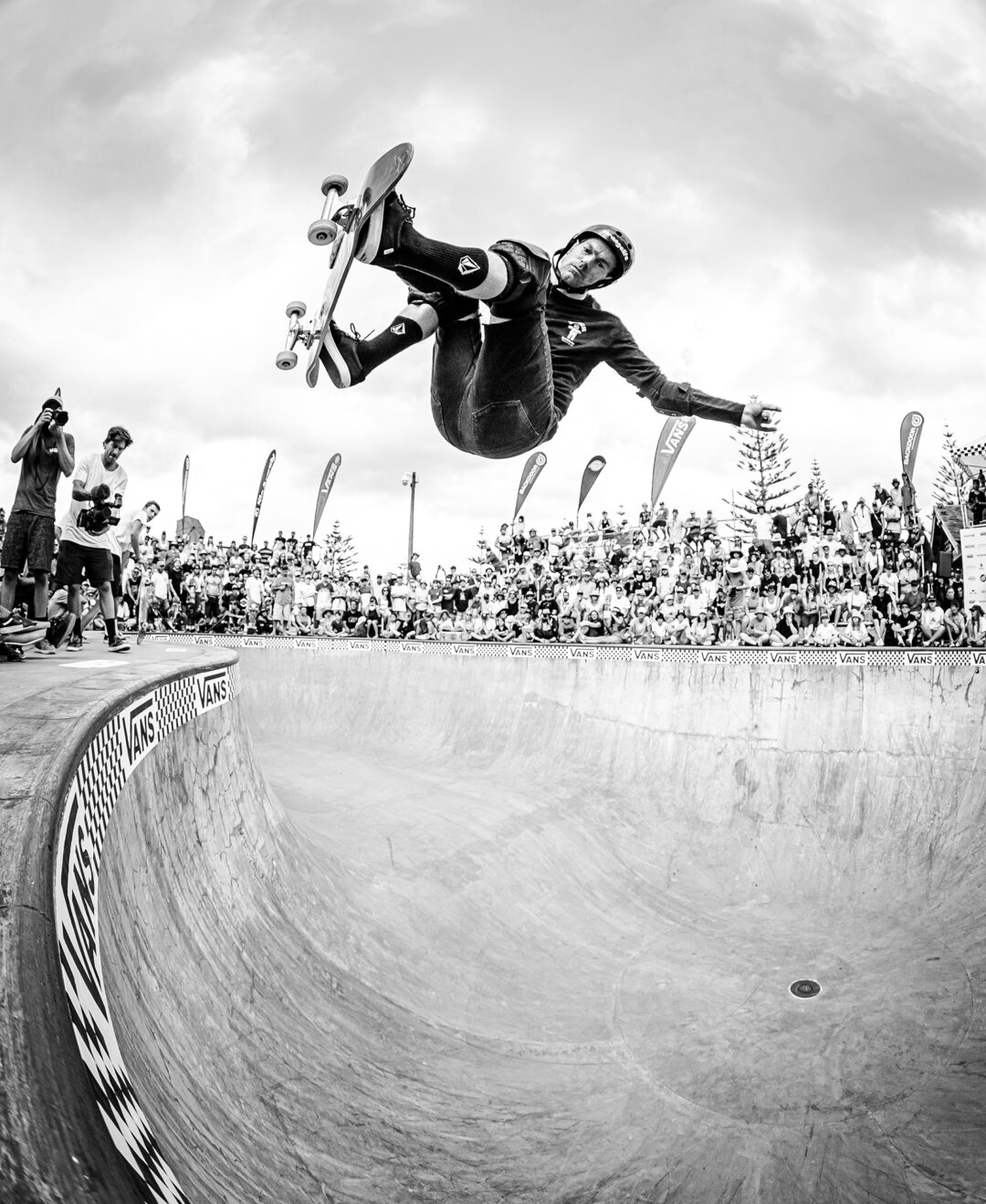 Chris Wood, frontside air. Photo by Kingsley Attwood.