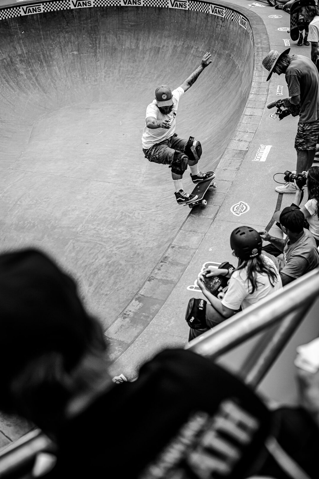Kadin Goldsmith, frontside 50-50. Photo by Kingsley Attwood.