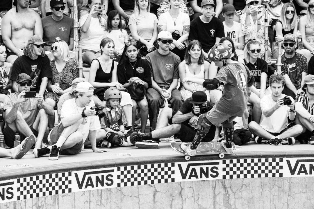 Liam Hayes, frontside 50-50. Photo by David Read.