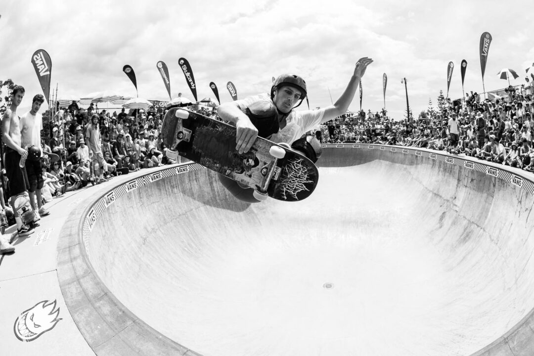 Liam Whiley, frontside air. Photo by David Read.