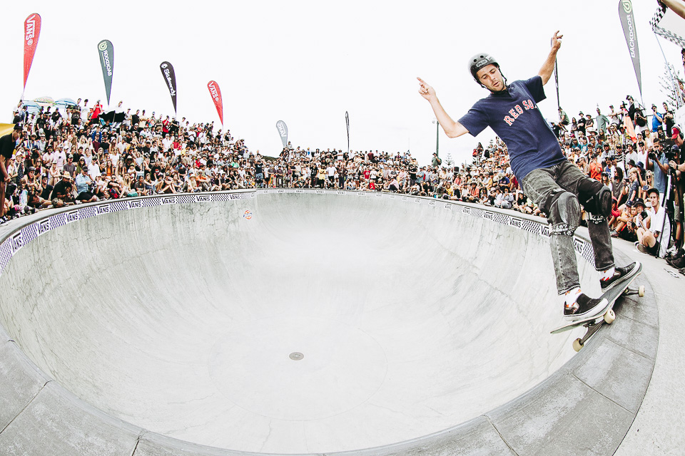 Josh Wilson, frontside 50-50 grind.