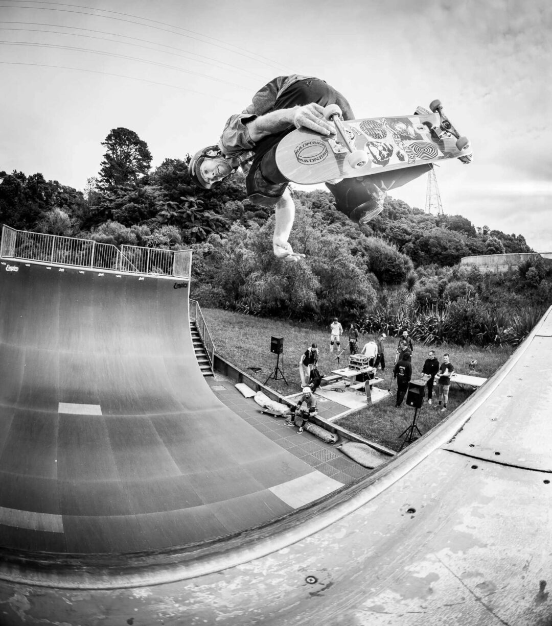 Griff, backside air.