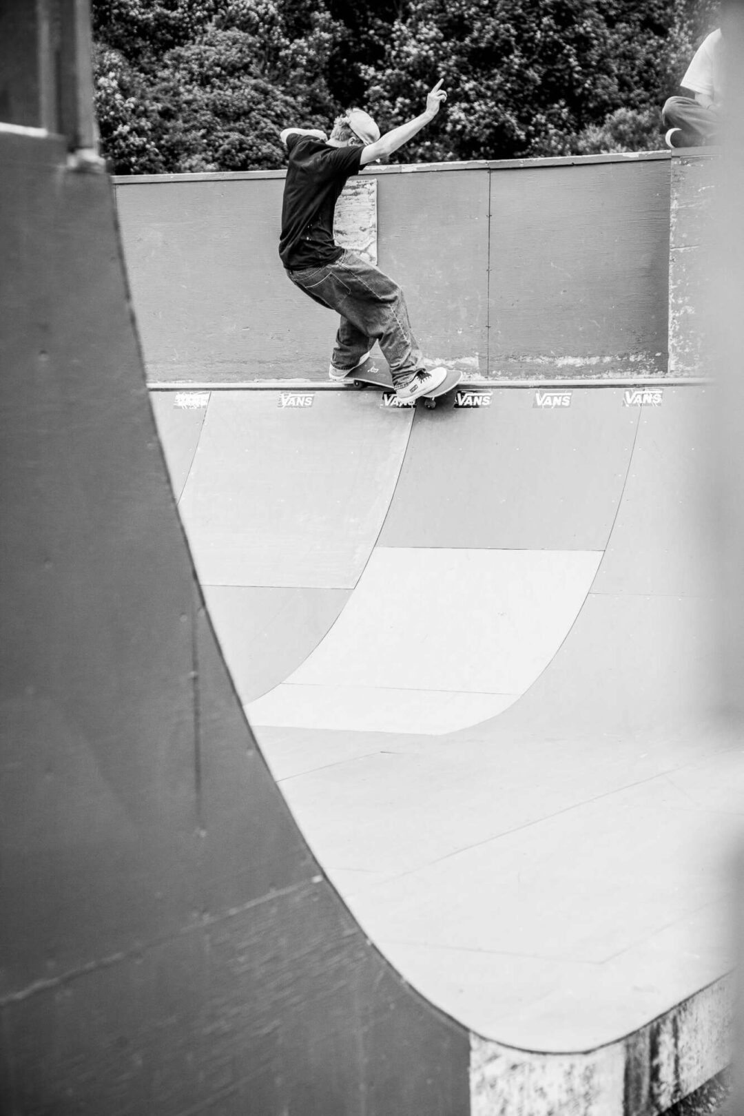 Thomas Cottrell, frontside 50-50.