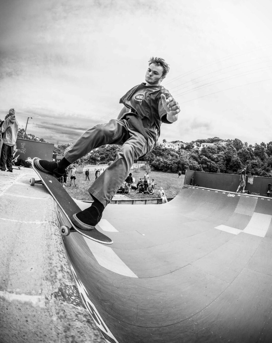 Trent Hunter, Smith grind.