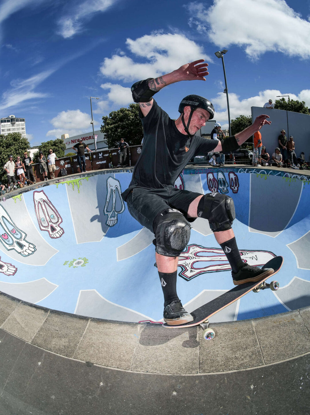 Chris Wood, frontside five-0 grind. Photo by Craig Harris.