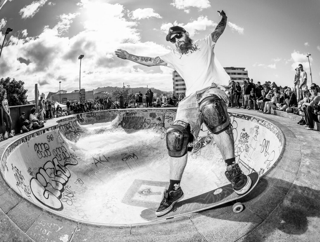 Kadin Elliott, frontside Smith grind.