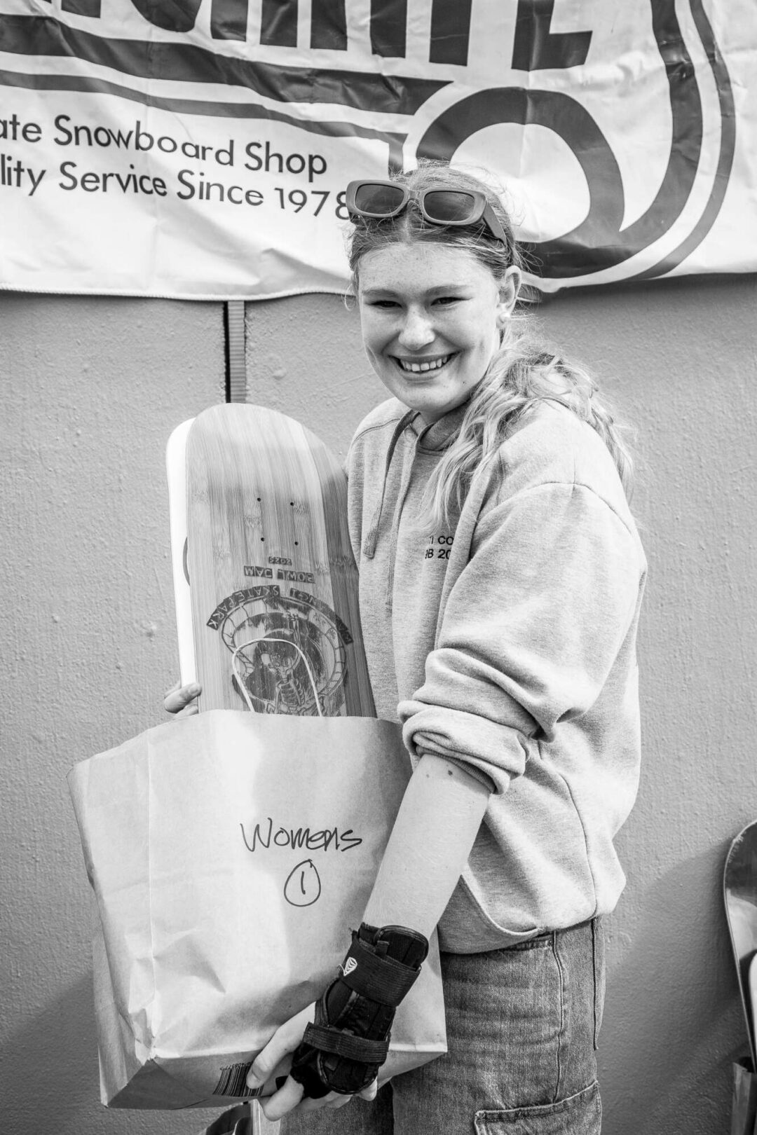 Bailey Warriner, Women’s division winner.