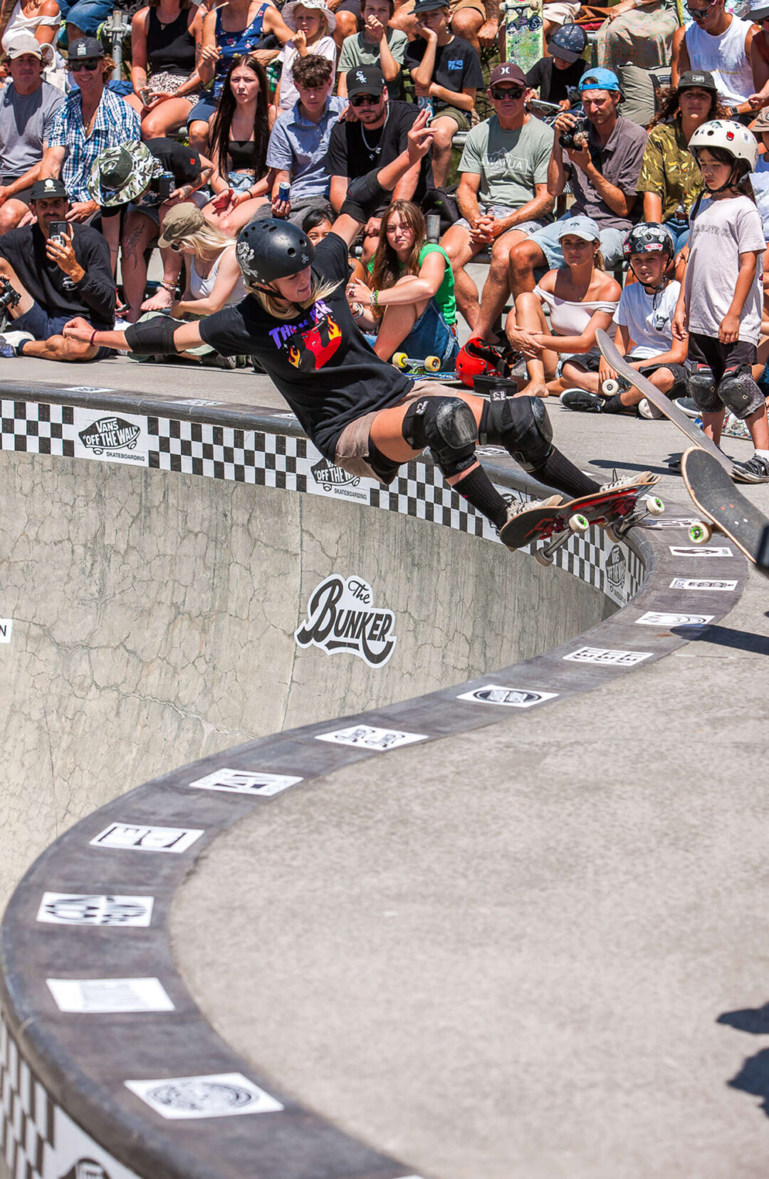 Kiera Ellis, frontside five-0 grind.