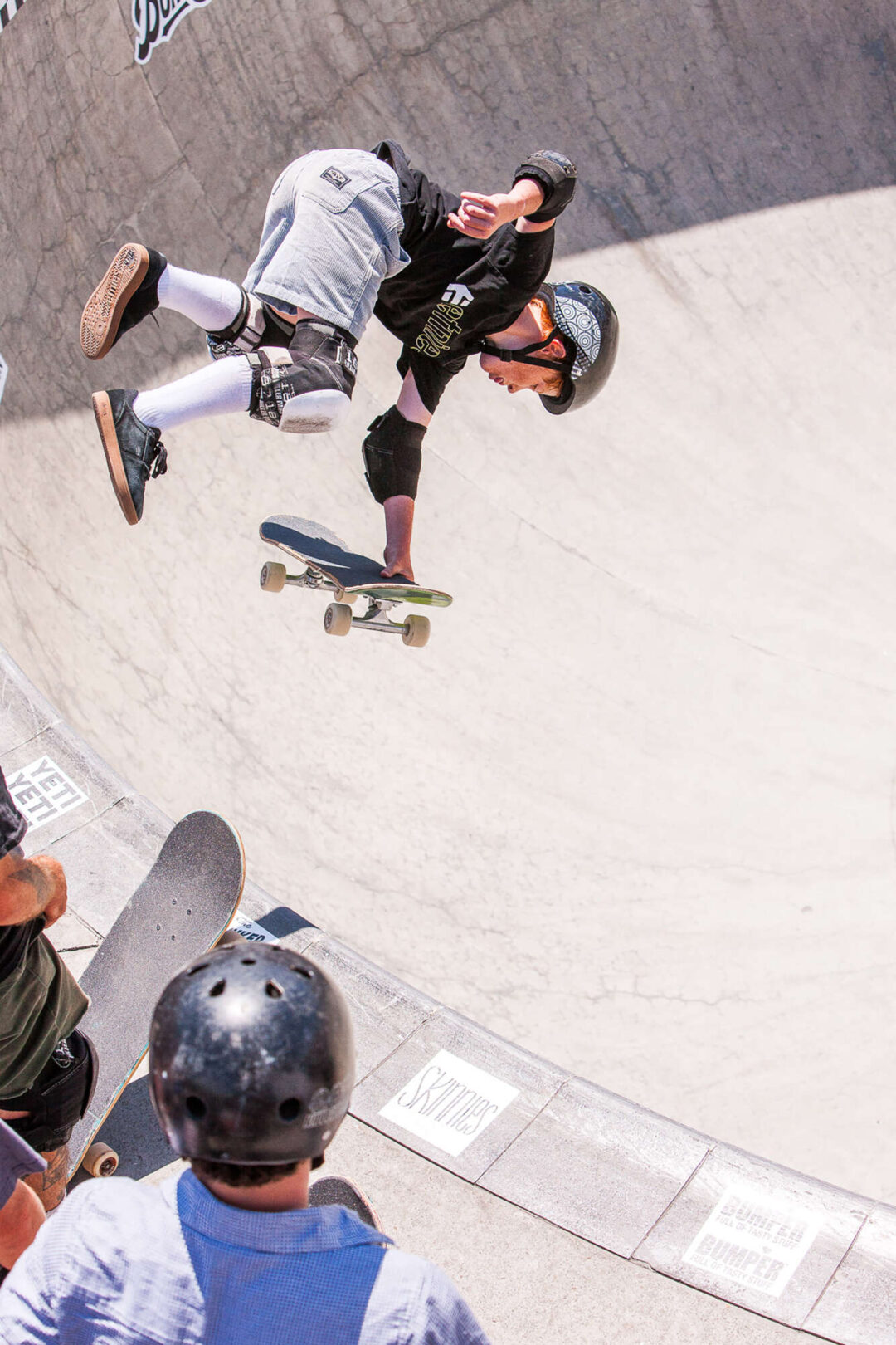 Hudson Walker, kickflip indy.