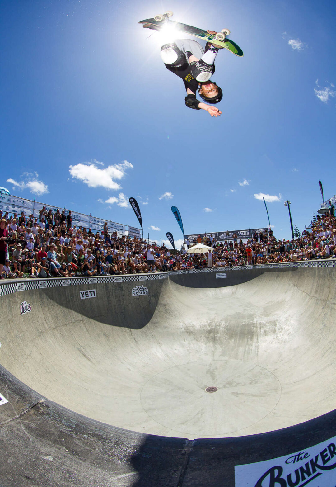 Hudson Walker, backside air prep for a 900.