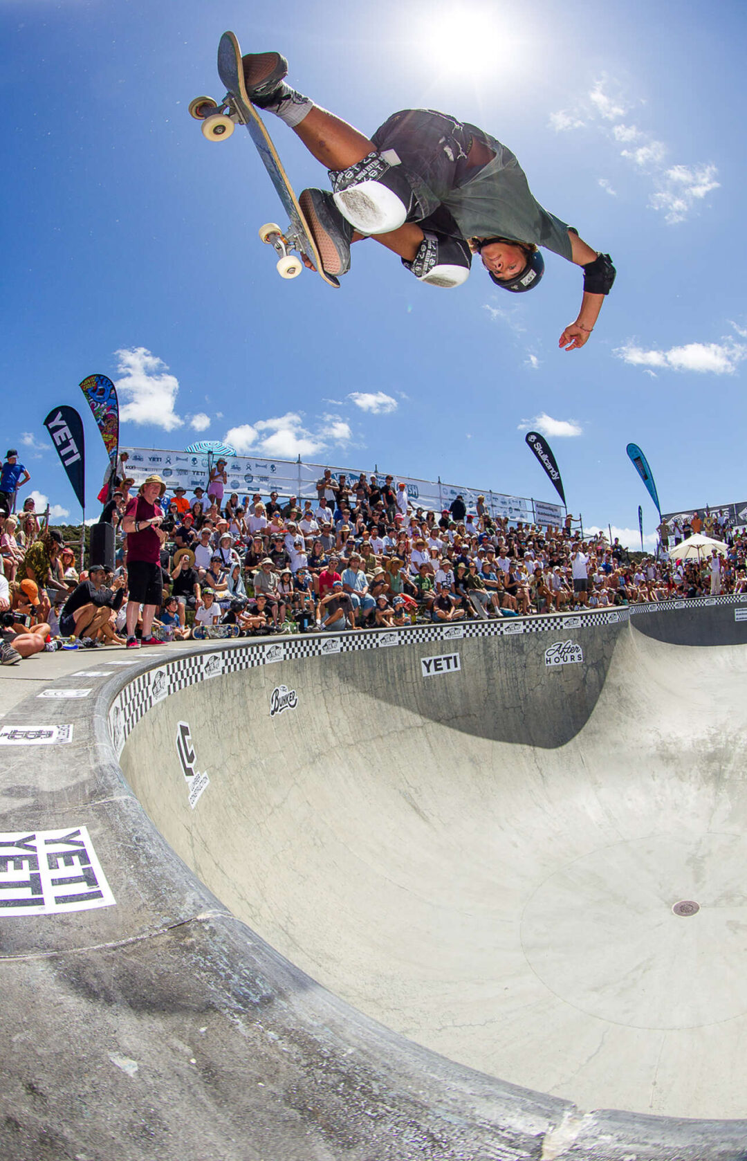 Eddie Acres, backside air.