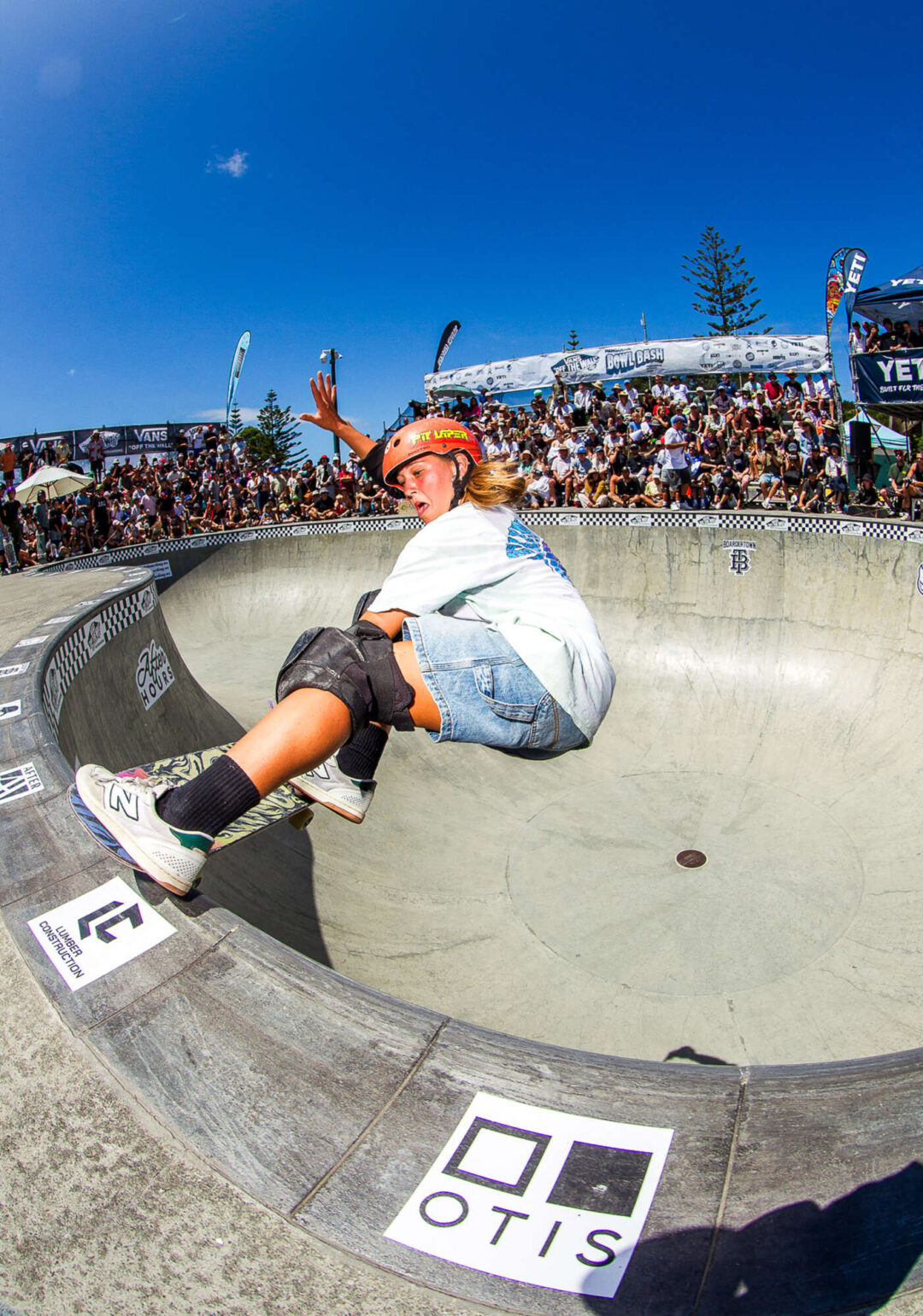 Yeva Butler, frontside crailslide.
