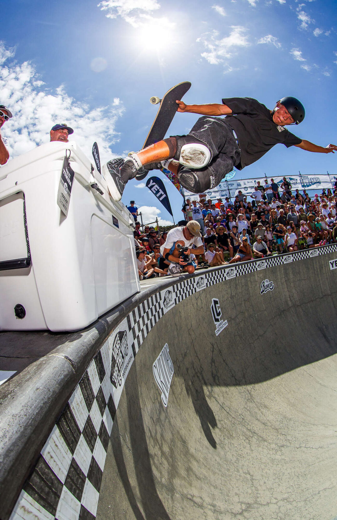 Zedyn Fellows, Cab’ boneless on the Yeti cooler extension.