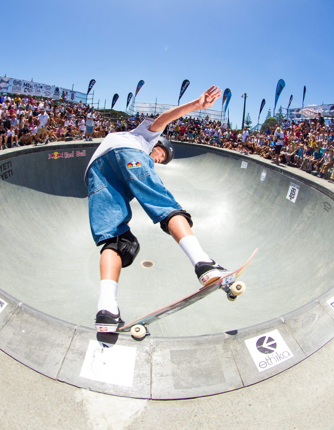 Monty Graham, backside five-0 grind.