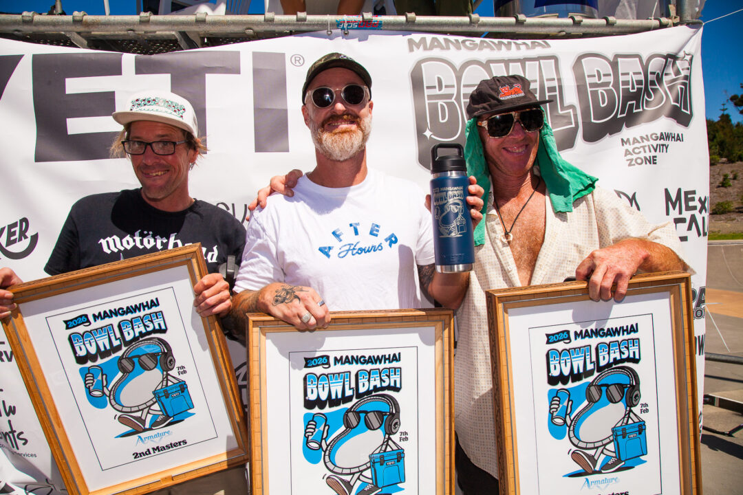 Master’s Winners: Orson Reynolds (3rd), Stephen Nicholls (1st), and Von Griffin (2nd).