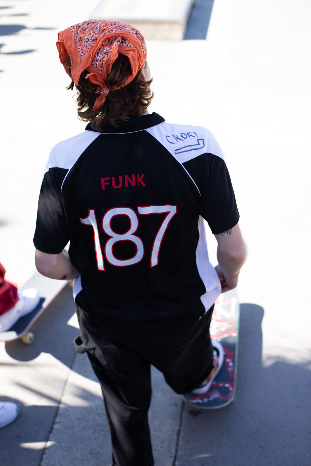 T Funk in uniform.