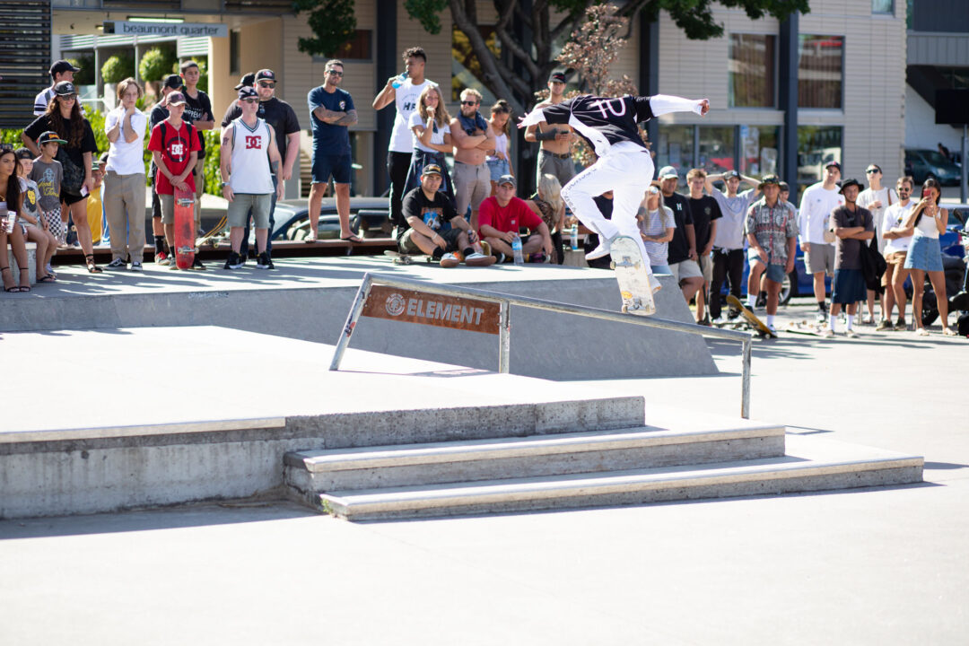 Tommy Fynn, kicflip backside nosegrind.