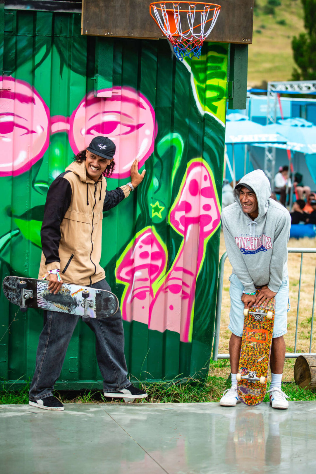 Chris Fenton and Aaron Barrett. Photo by Natasha Grego.