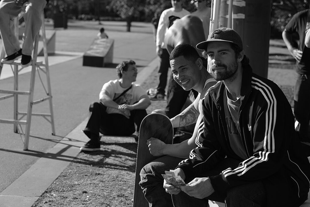 Eric sets up a freshie while Tom wants to hand out the loot