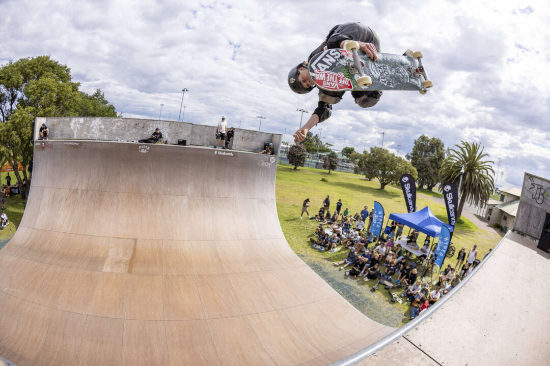 Flea Griffin, backside air.