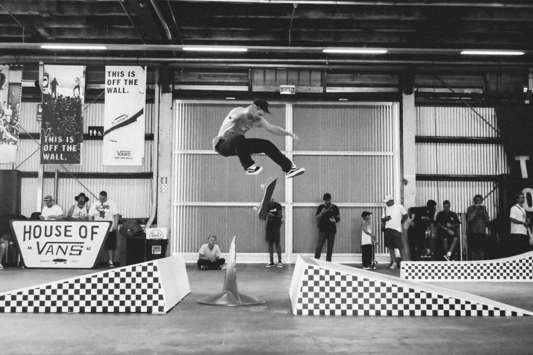 Chase Collins, 360 flip. Photo by Ben McCrossan