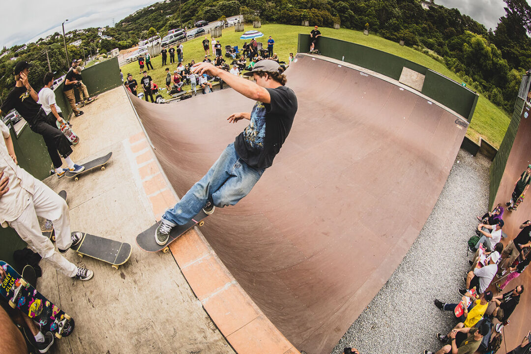 Josh WIlson, frontside rock n roll.