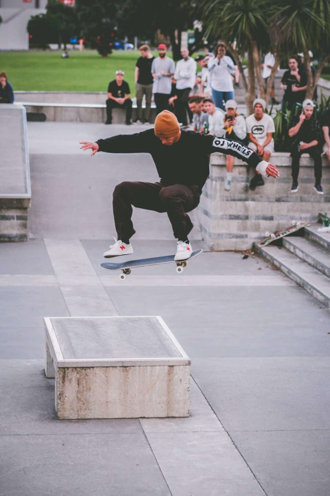 Zack Wallin, frontside 180.