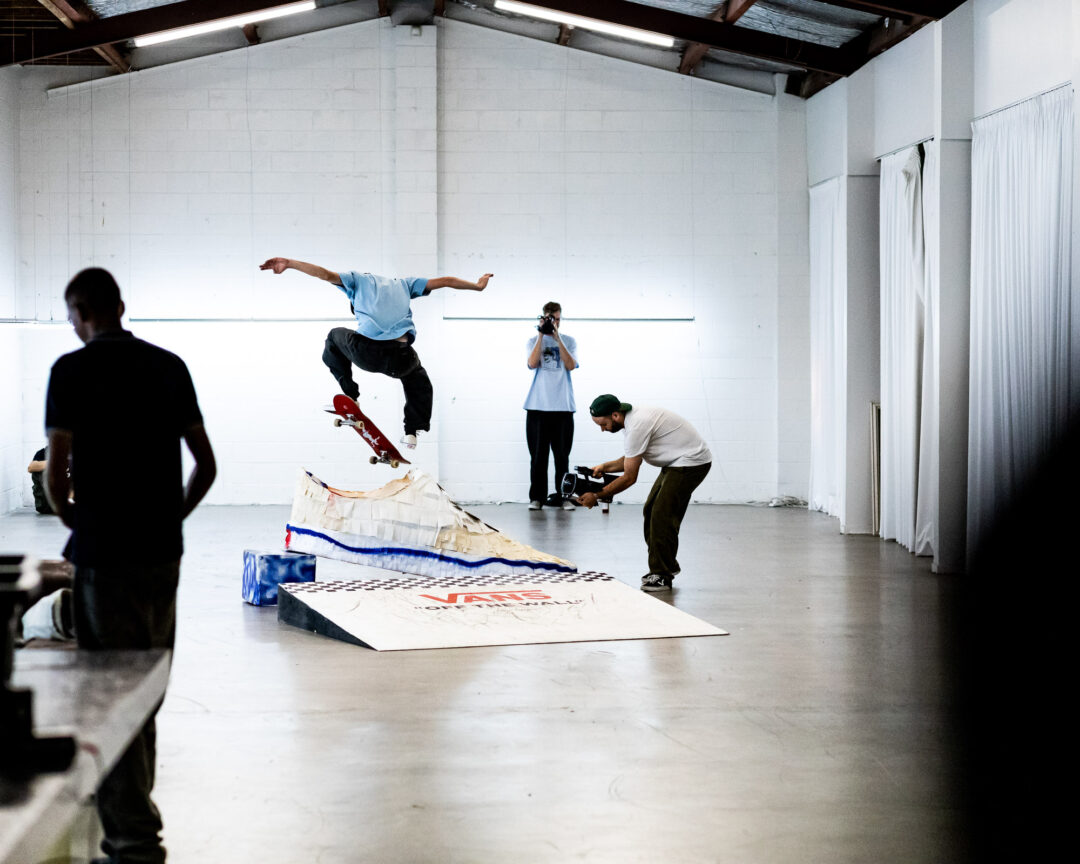 Ben Gibb, frontside flip.