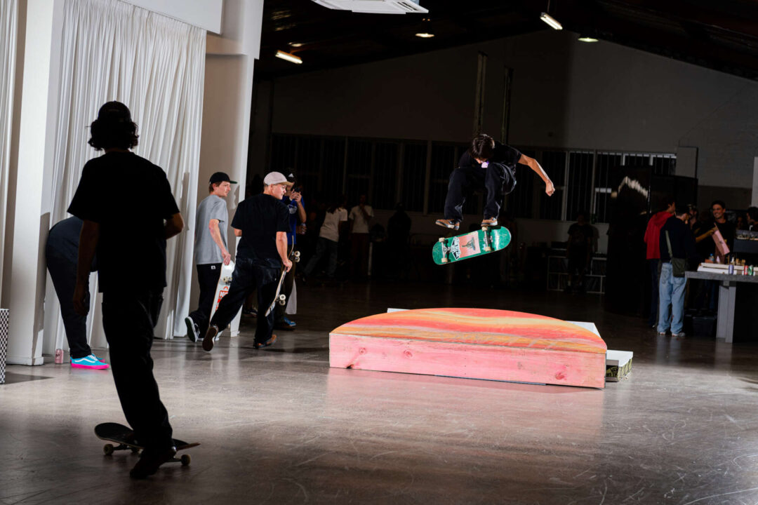Tyler Wells, frontside heelflip.